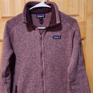Patagonia better sweater full zip burgundy